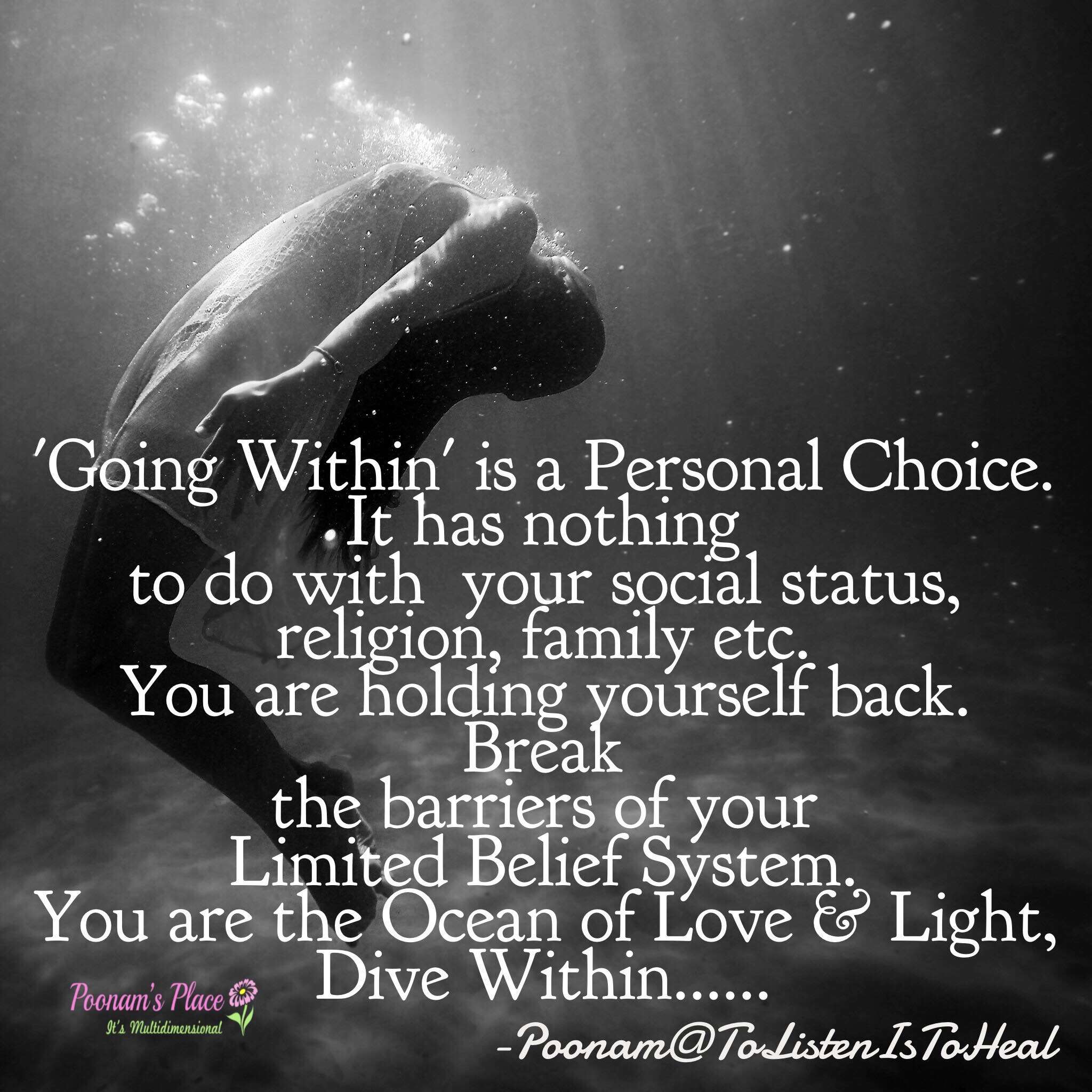 “Dive Within” by: Poonam