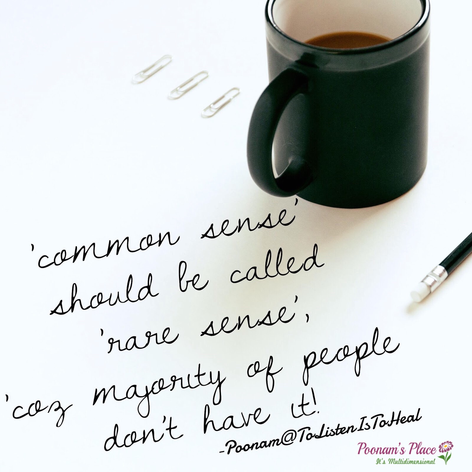 “Rare Sense” by: Poonam