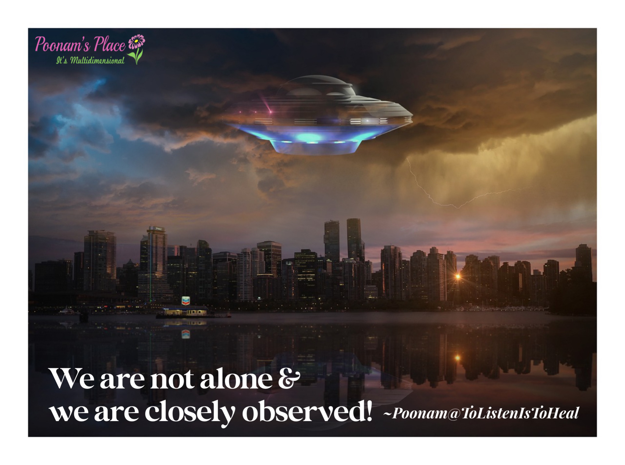 “We Are Not Alone” by: Poonam